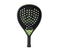 Wilson Pala de Pádel Blade Elite v2, Compuesto de Fibra de Vidrio y Carbono/EVA, 365 g, Tamaño de Cabeza 510 cm², Negro/Rojo/Verde neón