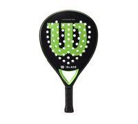 Wilson Pala de pádel Blade Team v2, Fibra de vidrio/EVA, 370 g, Negro/Verde neón, WR067411U2