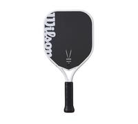 Wilson Pala de Pickleball Vesper Control 17, Marco Moldeado a presión, Diseño de Garganta Abierta, Cara de Carbono Puro, Núcleo de Espuma densa, Mango a fusión, Forma Ancha, Tamaño: 2
