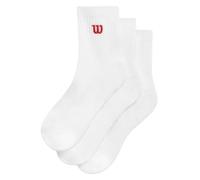 Calcetines de tenis wilson quarter top sock blanco pack 31 - 35