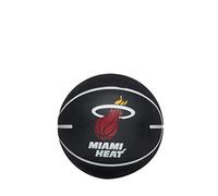 Wilson Pelota de baloncesto, NBA Dribbler, Miami Heat, Exterior e interior, Tamaño: Tamaño infantil, Rojo