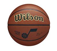 Wilson Pelota de baloncesto, NBA Team Alliance, Utah Jazz, Exterior e interior, PureFeel Cover, Tamaño: 7, Marrón