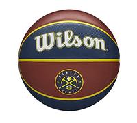 Wilson Pelota de baloncesto NBA Team Tribute DEN Nuggets Azul Oficial Talla 7