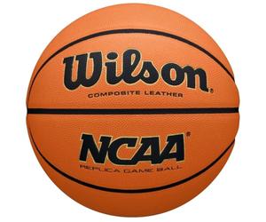Wilson Pelota de baloncesto NCAA EVO NXT REPLICA, Cuero mixto, Para juego de interior y exterior