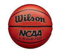 Wilson Pelota de baloncesto NCAA LEGEND, Cuero mixto, Para juego de interior y exterior
