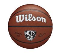 Wilson Pelota de baloncesto TEAM ALLIANCE, BROOKLYN NETS, Interior/Exterior, Cuero mixto, Tamaño: 7