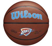 Wilson Pelota de baloncesto TEAM ALLIANCE, OKLAHOMA CITY THUNDER, Interior/Exterior, Cuero mixto, Tamaño: 7