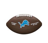 Wilson Pelota de fútbol Americano, NFL Team Logo, Tamaño Oficial, Cuero Mixto