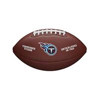 Wilson Pelota de fútbol Americano, NFL Team Logo, Tamaño Oficial, Cuero Mixto