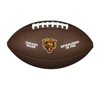 Wilson NFL Team Logo Ball, Unisex-Adult, Brown, Official
