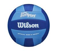 Wilson Pelota de Voleibol Super Soft Play, Cuero sintético, Exterior e Interior, Vóley-Playa