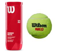 Wilson Pelotas De Padel X3 Rendimiento Premier Velocidad 3-Pack Tubo Lata 2025