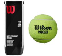 Wilson Pelotas De Padel X3 Rendimiento Premier Velocidad 3-Pack Tubo Lata 2025
