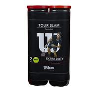 Wilson Tour Slam Tenis, 2 Tubos con 4 Pelotas Cada uno, para Todas Las Superficies, Unisex Adulto, Amarillo, Talla Única