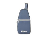 WILSON Pickleball - Bolsa de cubierta suave con capacidad para 1 pala de pickleball, color azul y crema