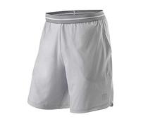 Wilson Power 8" Men's, Tennis Shorts Hombre, Grigio (Grey), S