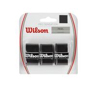 Wilson Pro Overgrip Sensation Overgrips Raqueta-Unisex, Black, 3 Pack