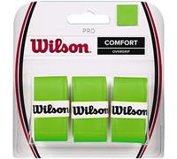 Wilson Pro Overgrip Sobreempuñaduras, Unisex, Verde, 3 Unidades
