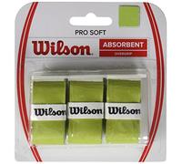 Wilson Pro Soft Overgrip Empuñadura, 3 unidades, unisex, Lima, Única
