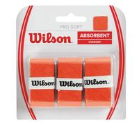 Wilson Pro Soft Overgrip 3 Pack Overgrips Raqueta-Unisex, Orange