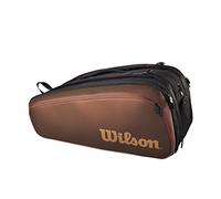 Wilson Pro Staff V14 Super Tour - Bolsa para Raquetas de Tenis, 15 Unidades, Color marrón