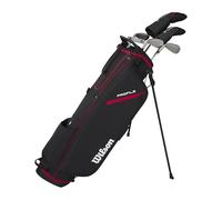 Wilson Profile Medio Conjunto Hombre GRA Juego Completo, Rojo/Negro/Plata, Estándar