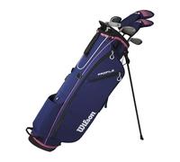 Wilson Profile Medio Juego LRH GRA Completo, Mujeres, Azul Marino/Rosa, Estándar