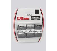 Wilson Profile Overgrip 3 Pack Raqueta, Unisex, Black
