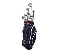 Wilson Profile Set Completo de Palos de Golf, Distancia Optimizada y Diseño para Mujer, Diestro, Color: Azul Marino/Oro Rosa/Plateado, Tamaño: Estándar