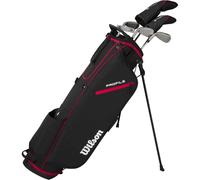 Wilson Profile Medio Conjunto Hombre GRA Juego Completo, Rojo/Negro/Plata, Estándar