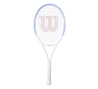 Wilson Raqueta de Tenis de Grafito Pre-Encordada Allure SE, Perforación Paralela, Respuesta y Tolerancia Consistentes, Color Blanco y Violeta, Tamaño de Grip 1