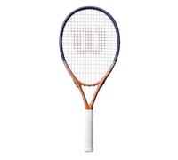 Wilson Raqueta de Tenis Roland-Garros 2026 Elite, Tecnología Volcanic Frame para Mayor Estabilidad, Equilibra Potencia y Sensación, Color Azul Marino y Naranja, Tamaño de Grip 1