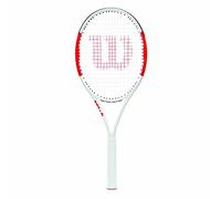 Wilson Raqueta de Tenis, Six.One Lite 102, Unisex, Jugadores intermedios, Rojo/Gris, Tamaño de empuñadura L3, Red, 3