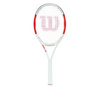 Wilson Raqueta de Tenis, Six.One Lite 102, Unisex, Jugadores intermedios, Rojo/Gris, Tamaño de empuñadura L3, Red, 3