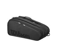 Wilson Raquetero Noir Tour, Capacidad para hasta 12 Raquetas de Tenis, para Hombre y Mujer
