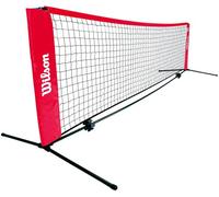 Wilson Red móvil de Tenis, Starter Ez Tennis Net, Largo 6.1 m, Rojo, WRZ259700
