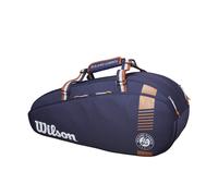WILSON Roland Garros Paquete de 6 bolsas de tenis - Azul marino/RojoClay