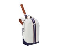 Wilson Roland Garros Super Tour - Mochila de Tenis, Blanco y Azul, S