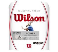 Wilson Rollo de Cuerda de Squash Sensation Strike 17 Blanco 1,24 mm 10 m | Cordaje de squash Wilson de nylon, excelente elasticidad y control para raqueta