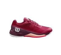 Wilson Rush Pro 4.0 Clay, Sneaker Mujer, Beet Red/White/Tropical Peach, 38 EU