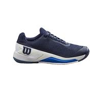 Wilson Rush Pro 4.0, Sneaker Hombre, Navy Blazer/White/Lapis Blue, 42 2/3 EU