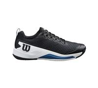 Wilson Rush Pro 4.5, Tennis Shoe Hombre, Black/White/Ensign Blue, 41 1/3 EU