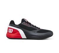 WILSON RUSH PRO 5 PADEL Black/Red SS26 (Zapatillas) Negro 42 2/3