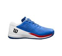 Wilson Rush Pro Ace Clay, Zapatillas de Tenis Hombre, Deja VU Blue/White/Infrared, 44 2/3 EU