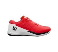 Wilson Rush Pro Ace Clay, Zapatillas de Tenis Hombre, Infrared/White/Black, 43 1/3 EU
