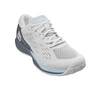 Wilson Rush Pro Ace Pickler para Mujer, Blanco/Gris/Azul Bebé, 5.5