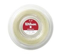 Wilson Sensation 16 200M Reel - Cuerdas para Raqueta de Tenis, Color Natural, Talla única