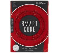 Wilson Smart Core - Pelota de Golf, 24 Unidades, Blanco