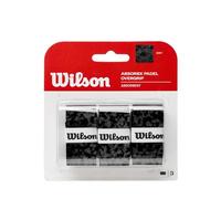 Wilson Sobregrip de Pádel Absorbx, Paquete de 3, Negro