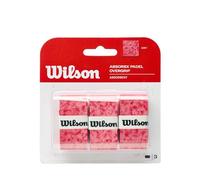 Wilson Sobregrip de Pádel Absorbx, Paquete de 3, Rojo